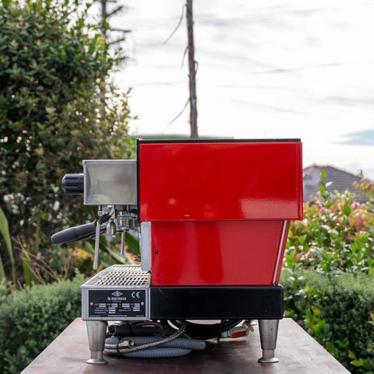 Pre Loved Ferrari Red La Marzocco Linea 3 Group Coffee Machine - Australia - Di Pacci
