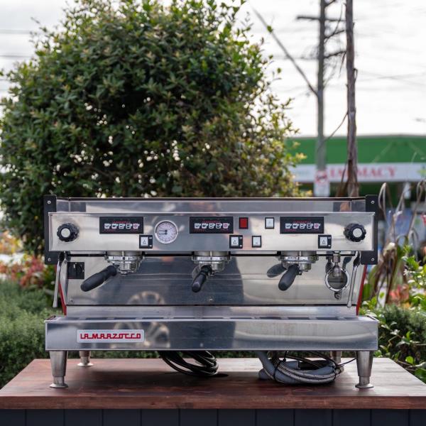 Pre Loved Ferrari Red La Marzocco Linea 3 Group Coffee Machine - Australia - Di Pacci