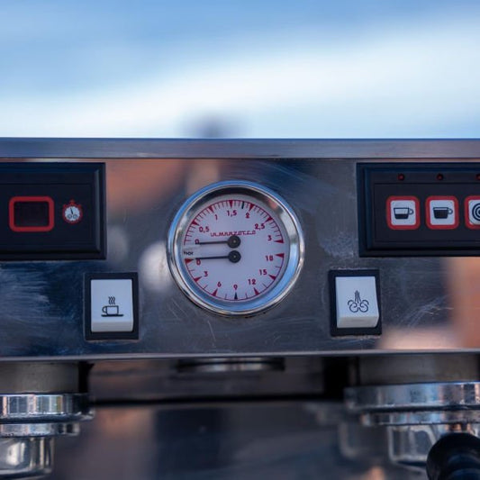 Pre Loved Green 2 Group La Marzocco Linea AV Coffee Machine - Australia - Di Pacci