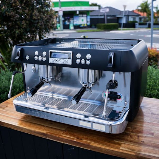 Pre - Loved Iberital Multi Boiler – 2 Group – New Black Finish - Australia - Di Pacci