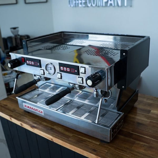 Pre - Loved La Marzocco Linea AV 2 Group Tall Cup Black Timers - Australia - Di Pacci