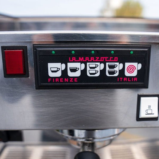 Pre Loved La Marzocco Linea Classic Tall Cup Caramel - Australia - Di Pacci