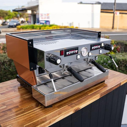 Pre Loved La Marzocco Linea Classic Tall Cup Caramel - Australia - Di Pacci