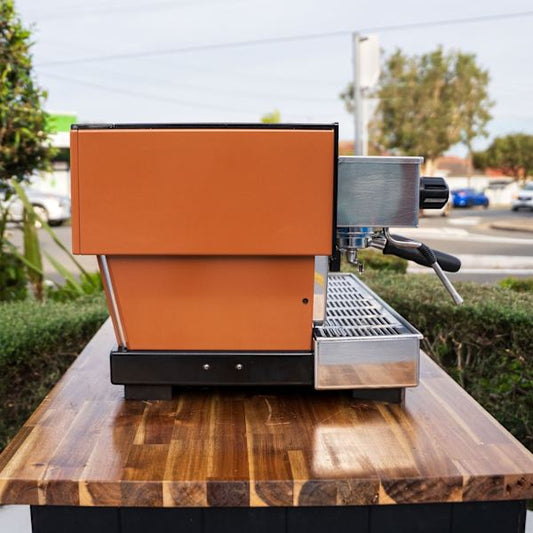 Pre Loved La Marzocco Linea Classic Tall Cup Caramel - Australia - Di Pacci