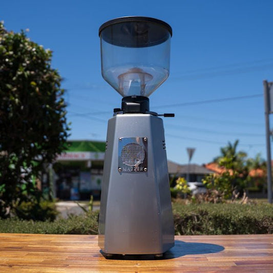Pre Loved Mazzer Major E Commercial Coffee Grinder – With Portafilter - Australia - Di Pacci