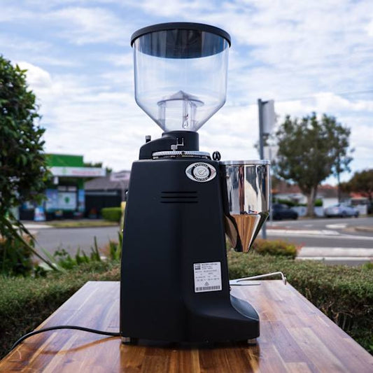 Pre Loved Mazzer Major Electronic In Black - Australia - Di Pacci