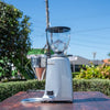 Pre Loved Mazzer Mini E In Silver Coffee Grinder - Australia - Di Pacci
