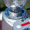 Pre Loved Mazzer Mini E In Silver Coffee Grinder - Australia - Di Pacci