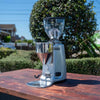 Pre Loved Mazzer Mini E In Silver Coffee Grinder - Australia - Di Pacci