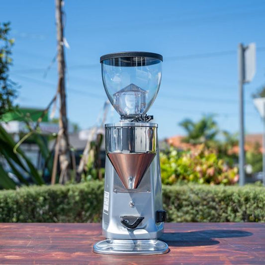 Pre Loved Mazzer Mini E In Silver Coffee Grinder - Australia - Di Pacci