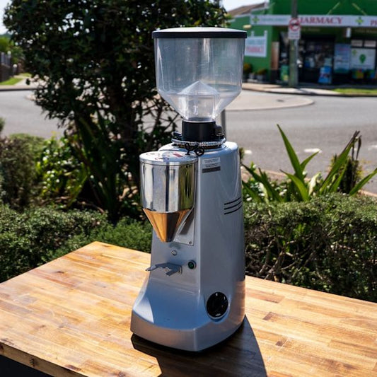 Pre Loved Mazzer Robur Electronic Silver New Burrs - Australia - Di Pacci