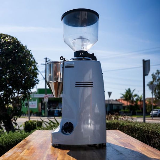 Pre Loved Mazzer Robur Electronic Silver New Burrs - Australia - Di Pacci