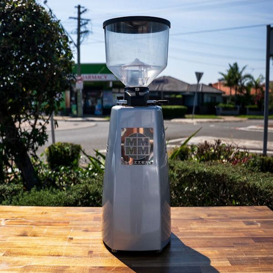Pre Loved Mazzer Robur Electronic Silver New Burrs - Australia - Di Pacci