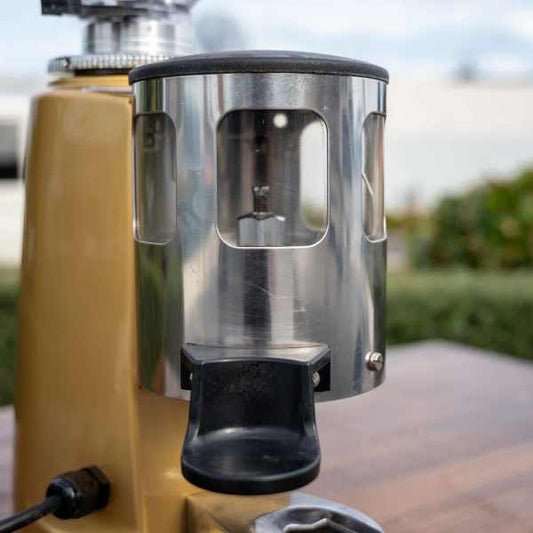 Pre Loved Mazzer Super Jolly Automatic In Gold Espresso Grinder - Australia - Di Pacci