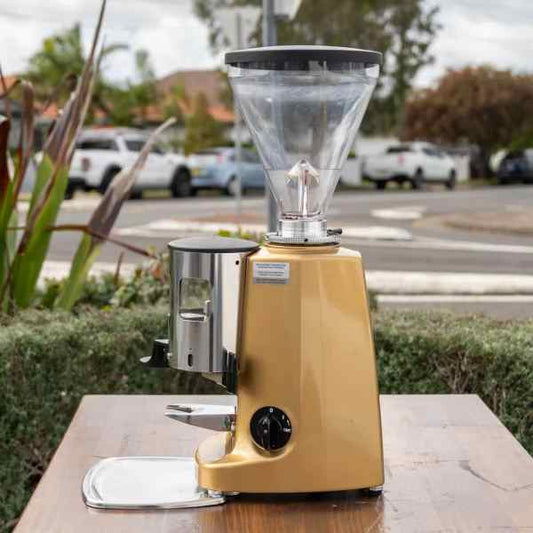 Pre Loved Mazzer Super Jolly Automatic In Gold Espresso Grinder - Australia - Di Pacci
