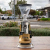 Pre Loved Mazzer Super Jolly Automatic In Gold Espresso Grinder - Australia - Di Pacci