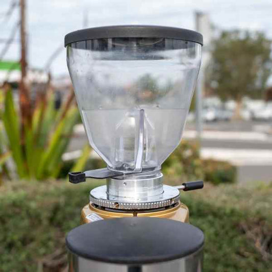 Pre Loved Mazzer Super Jolly Automatic In Gold Espresso Grinder - Australia - Di Pacci