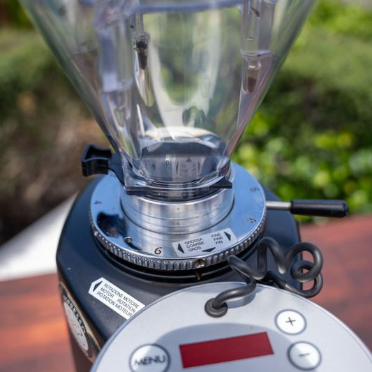 Pre Loved Mazzer Super Jolly Electronic In Black Coffee Grinder - Australia - Di Pacci