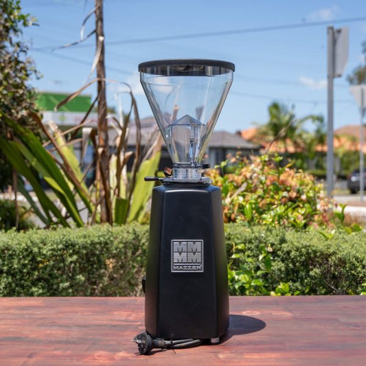 Pre Loved Mazzer Super Jolly Electronic In Black Coffee Grinder - Australia - Di Pacci