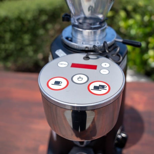 Pre Loved Mazzer Super Jolly Electronic In Black Coffee Grinder - Australia - Di Pacci