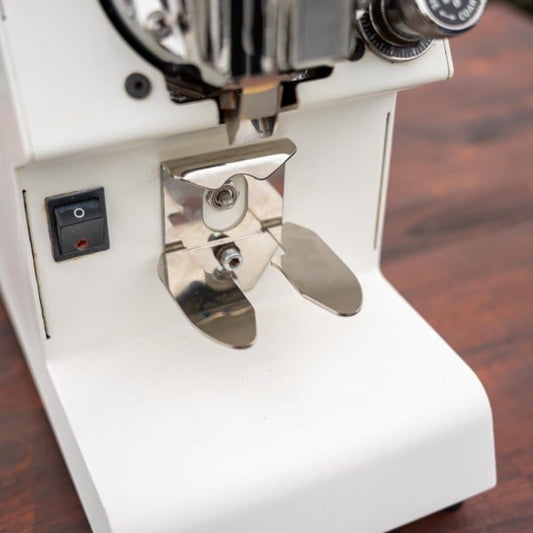 Pre - Loved Mythos One Coffee Grinder – White - Australia - Di Pacci