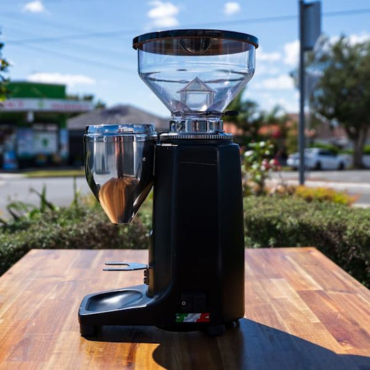 Pre Loved Quamar Q50E Electric Coffee Bean Espresso Grinder - Australia - Di Pacci