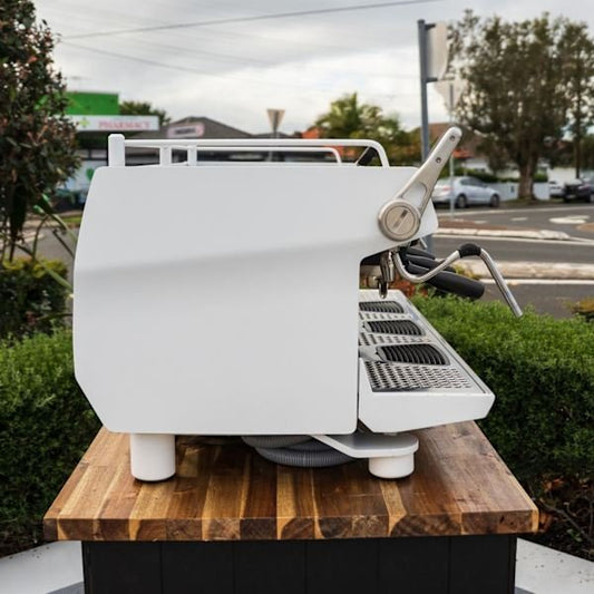 Pre - Loved Rancilio Specialty RS1 – White – Low Volume Use - Australia - Di Pacci