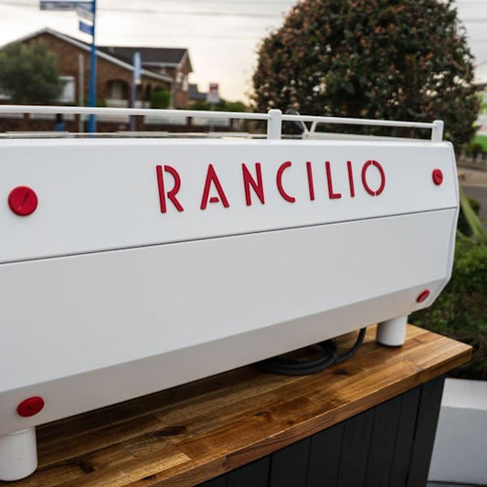 Pre - Loved Rancilio Specialty RS1 – White – Low Volume Use - Australia - Di Pacci