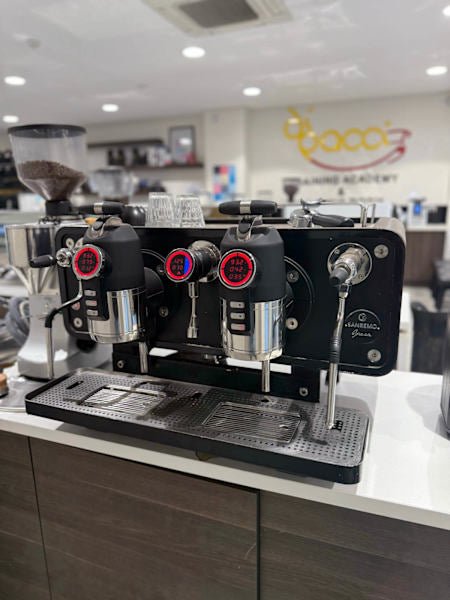 Pre loved Sanremo OPERA 2 group commercial coffee machine - Australia - Di Pacci