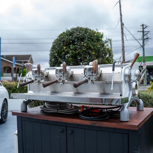 Pre Loved Slayer Espresso 3 Group – Custom White – Excellent Condition - Australia - Di Pacci