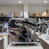 Pre Loved Tall Cup Wega Polaris Commercial Coffee Machine In Chrome - Australia - Di Pacci