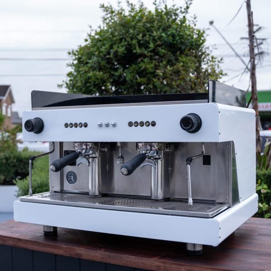 Pre Loved Wega Pegaso In White 2 Group Commercial Coffee Machine - Australia - Di Pacci