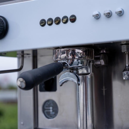 Pre Loved Wega Pegaso In White 2 Group Commercial Coffee Machine - Australia - Di Pacci