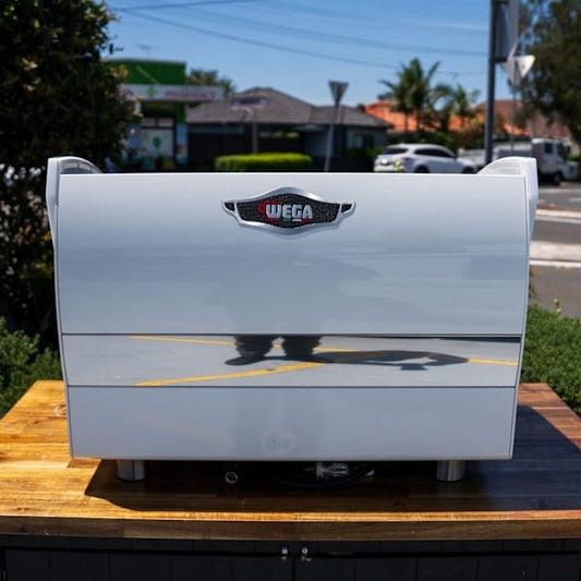 Pre - Loved Wega Polaris Tron Coffee Machine – White | As New - Australia - Di Pacci
