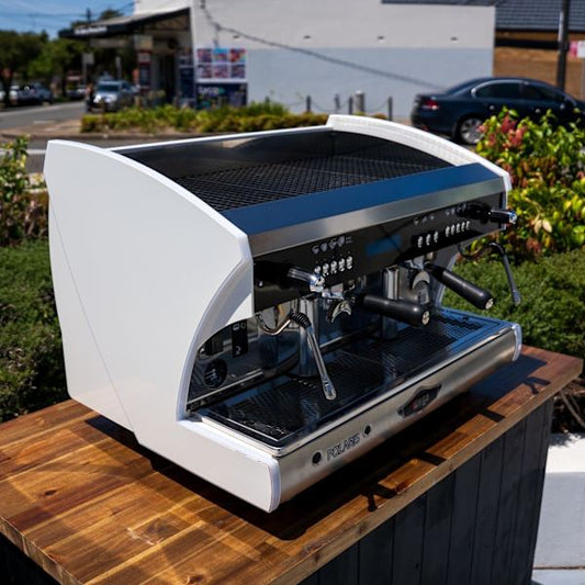 Pre - Loved Wega Polaris Tron Coffee Machine – White | As New - Australia - Di Pacci