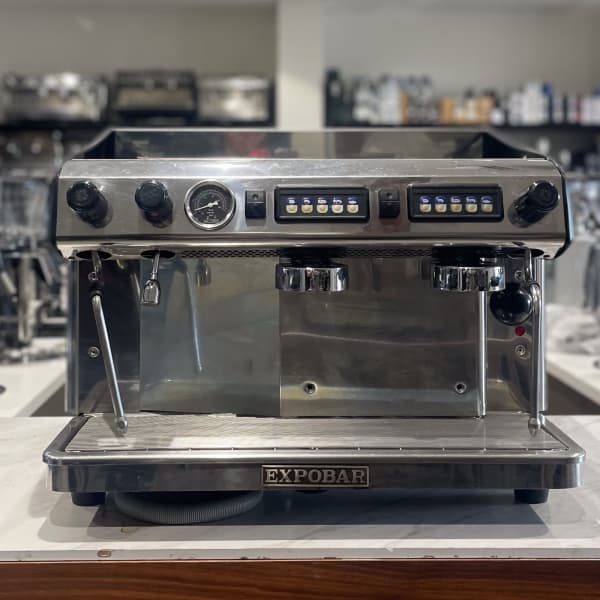Pre Owned 2 Group 15 Amp Expobar Megacrem Commercial Coffee Machine - Australia - Di Pacci