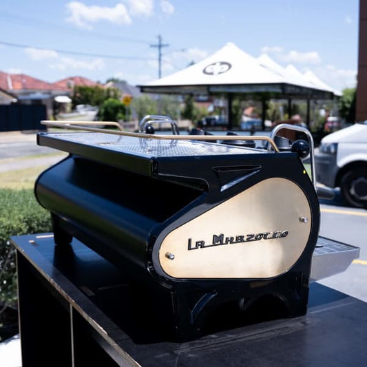 Pre Owned 3 Group La Marzocco STRADA AV ABR Commercial Coffee Machine - Australia - Di Pacci