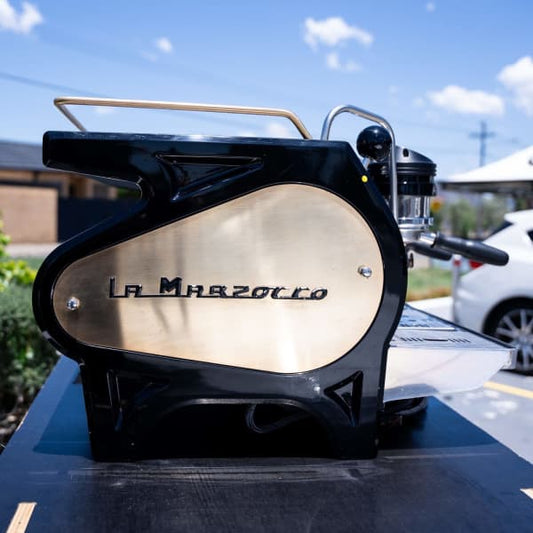 Pre Owned 3 Group La Marzocco STRADA AV ABR Commercial Coffee Machine - Australia - Di Pacci
