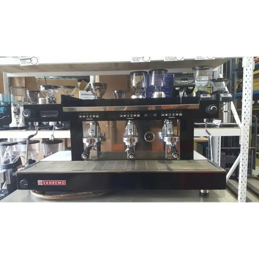 Pre-Owned 3 Group Sanremo Roma Multiboiler Commercial Coffee