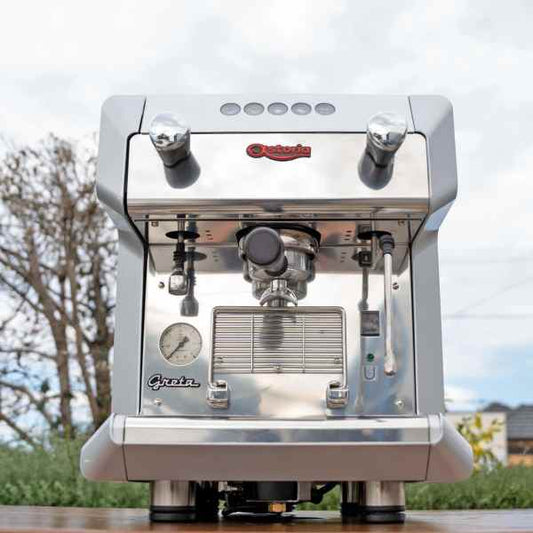 Pre Owned Astoria Greta Commercial 10 Amp Built In Tank Coffee Machine - Australia - Di Pacci
