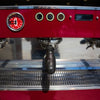 Pre Owned Candy Apple Red La Marzocco PB 3 Group - Australia - Di Pacci