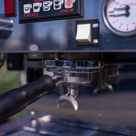 Pre Owned Custom 2 Group La Marzocco Linea Av In Matt Black Coffee Machine - Australia - Di Pacci