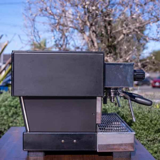Pre Owned Custom 2 Group La Marzocco Linea Av In Matt Black Coffee Machine - Australia - Di Pacci