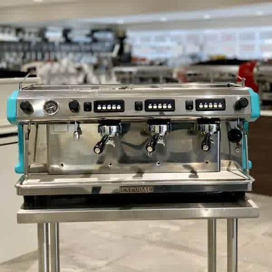 Pre Owned Expobar Ruggero High Cup 3 Group Commercial Coffee Machine - Australia - Di Pacci