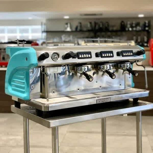 Pre Owned Expobar Ruggero High Cup 3 Group Commercial Coffee Machine - Australia - Di Pacci