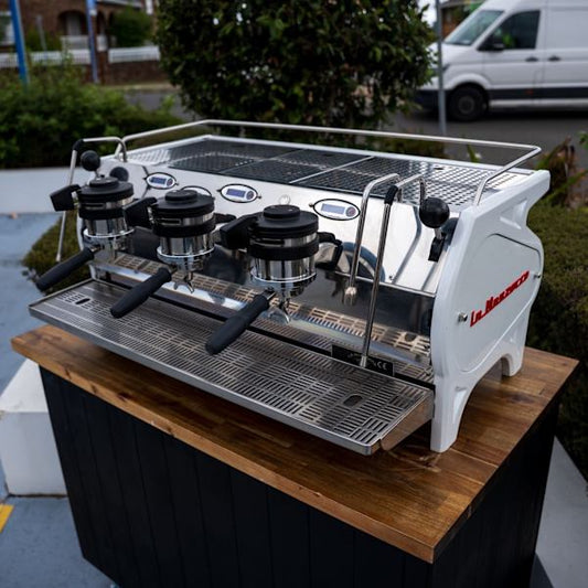Pre - Owned La Marzocco Strada EP – 3 Group (White, Fully Restored) - Australia - Di Pacci