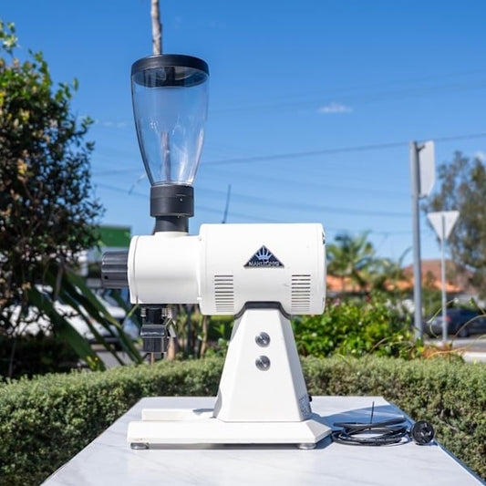 Pre - Owned Mahlkönig EK43 Short White Coffee Grinder – Like New - Australia - Di Pacci