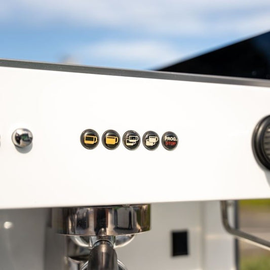 Pre - Owned Wega Pegaso 2 Group Coffee Machine – Custom White – New Touchpad Model - Australia - Di Pacci