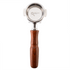 Precision Double Spout Walnut Portafilter - Australia - Di Pacci