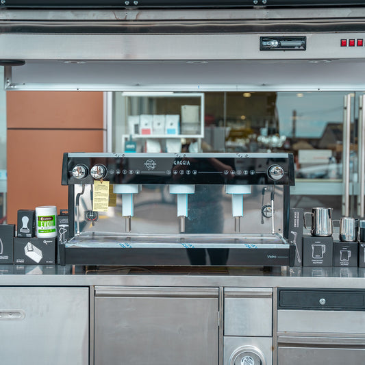 PRECISION LARGE LOCKABLE COFFEE CART PACKAGE WITH GAGGIA VETRO 3 GROUP & DIP DKS - 65 - Australia - Di Pacci